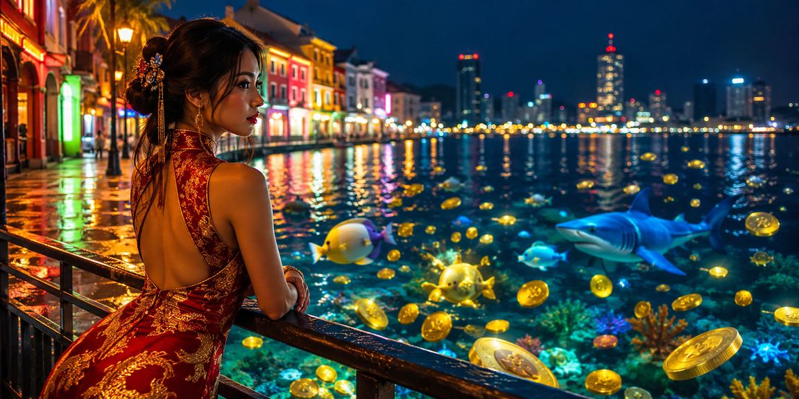 Permainan tembak ikan gaya Melayu di Pulau Pinang